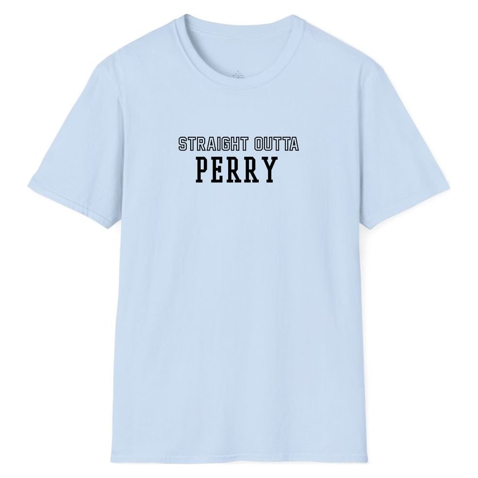 STRAIGHT OUTTA PERRY — Light Blue