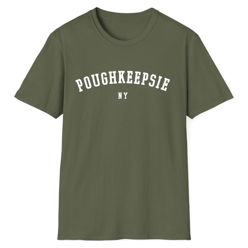 POUGHKEEPSIE NEW YORK ARCHED — Military Green