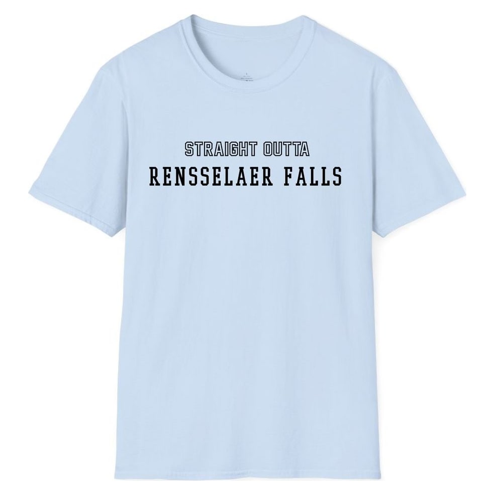 STRAIGHT OUTTA RENSSELAER FALLS — Light Blue