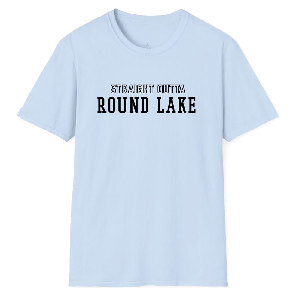 STRAIGHT OUTTA ROUND LAKE — Light Blue