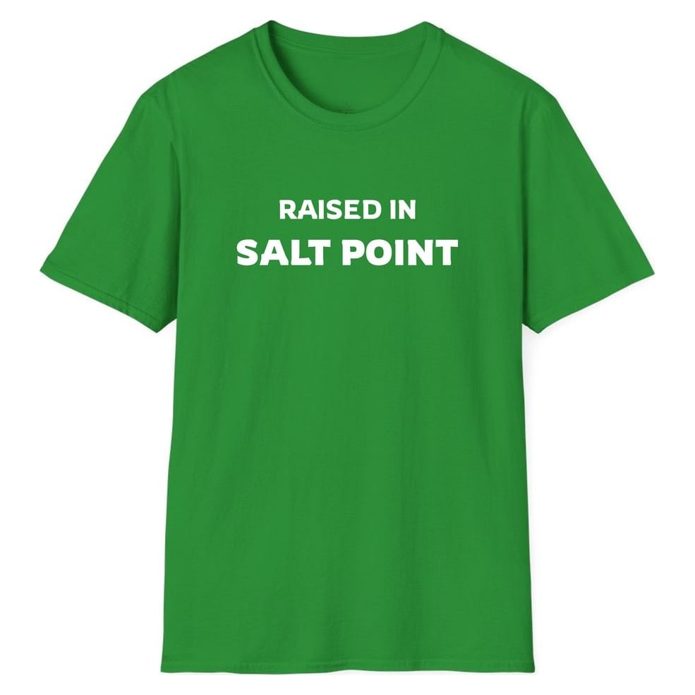 RAISED IN SALT POINT — Irish Green