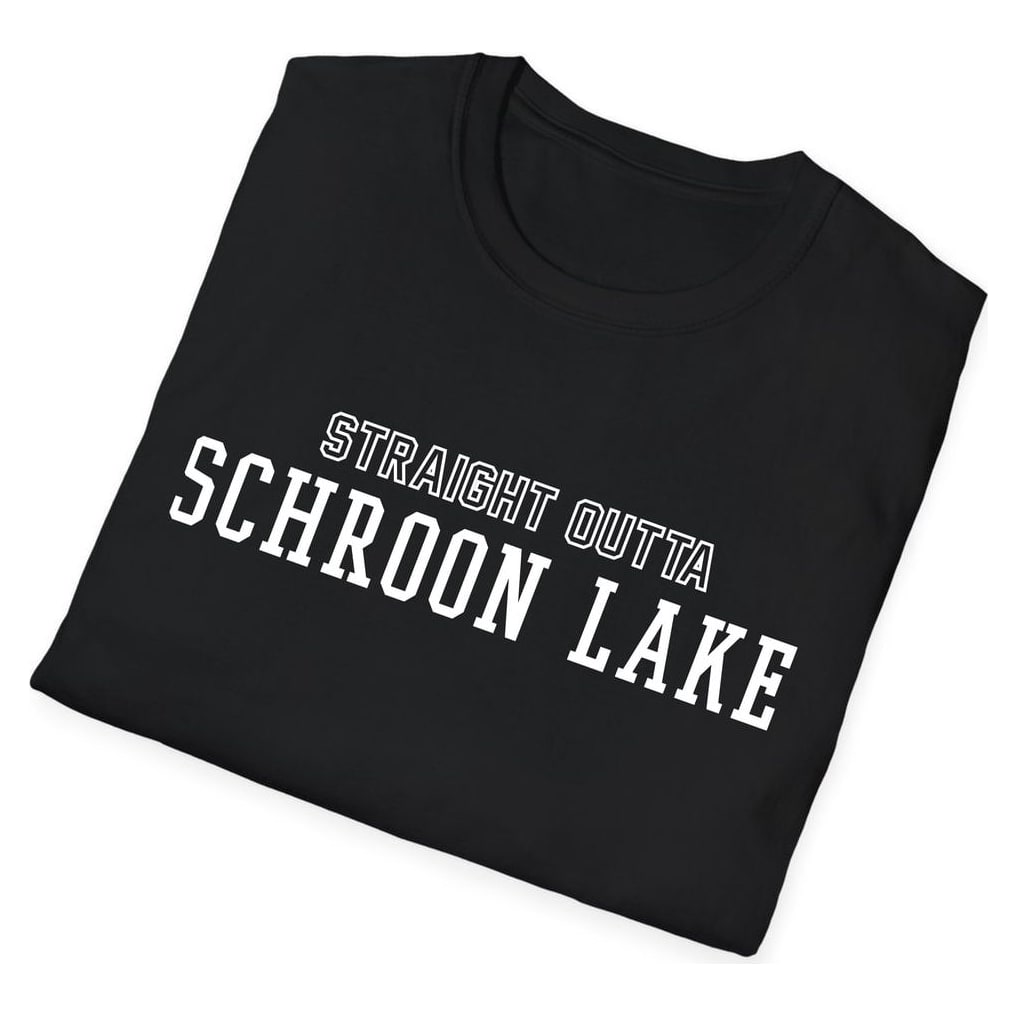 STRAIGHT OUTTA Schroon Lake — Black — view 4