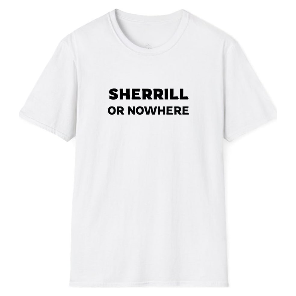 SHERRILL OR NOWHERE — White
