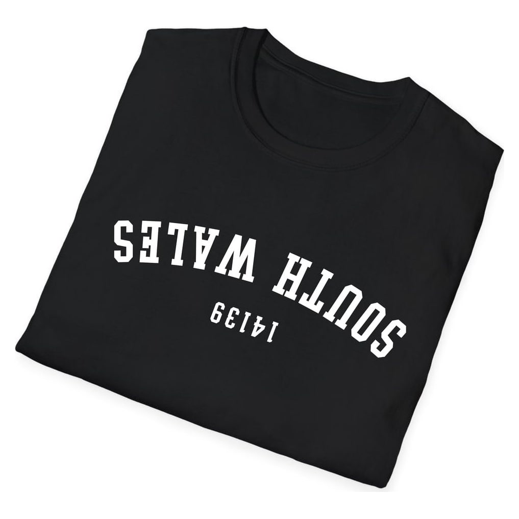 South Wales 14139 ARCHED - UPSIDE DOWN — Black — view 4