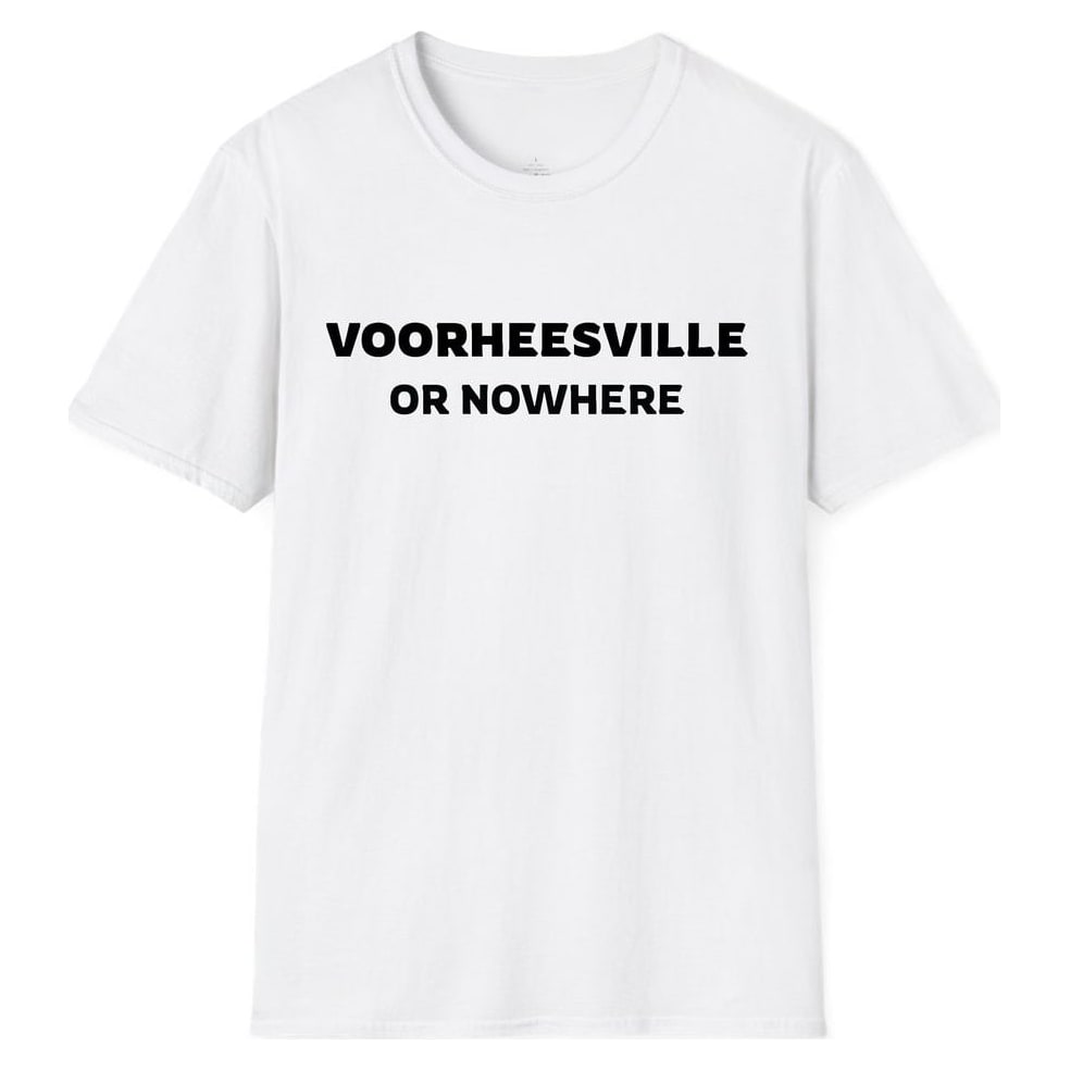 VOORHEESVILLE OR NOWHERE — White