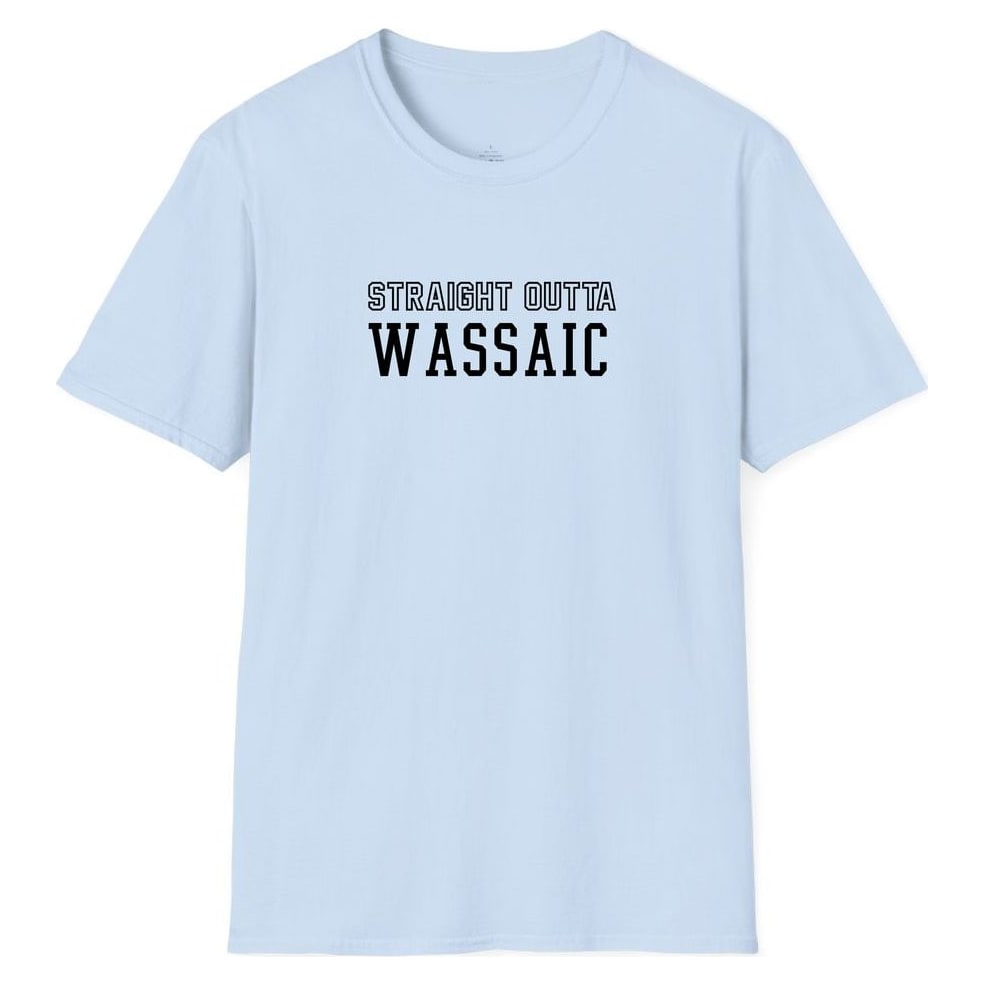 STRAIGHT OUTTA WASSAIC — Light Blue