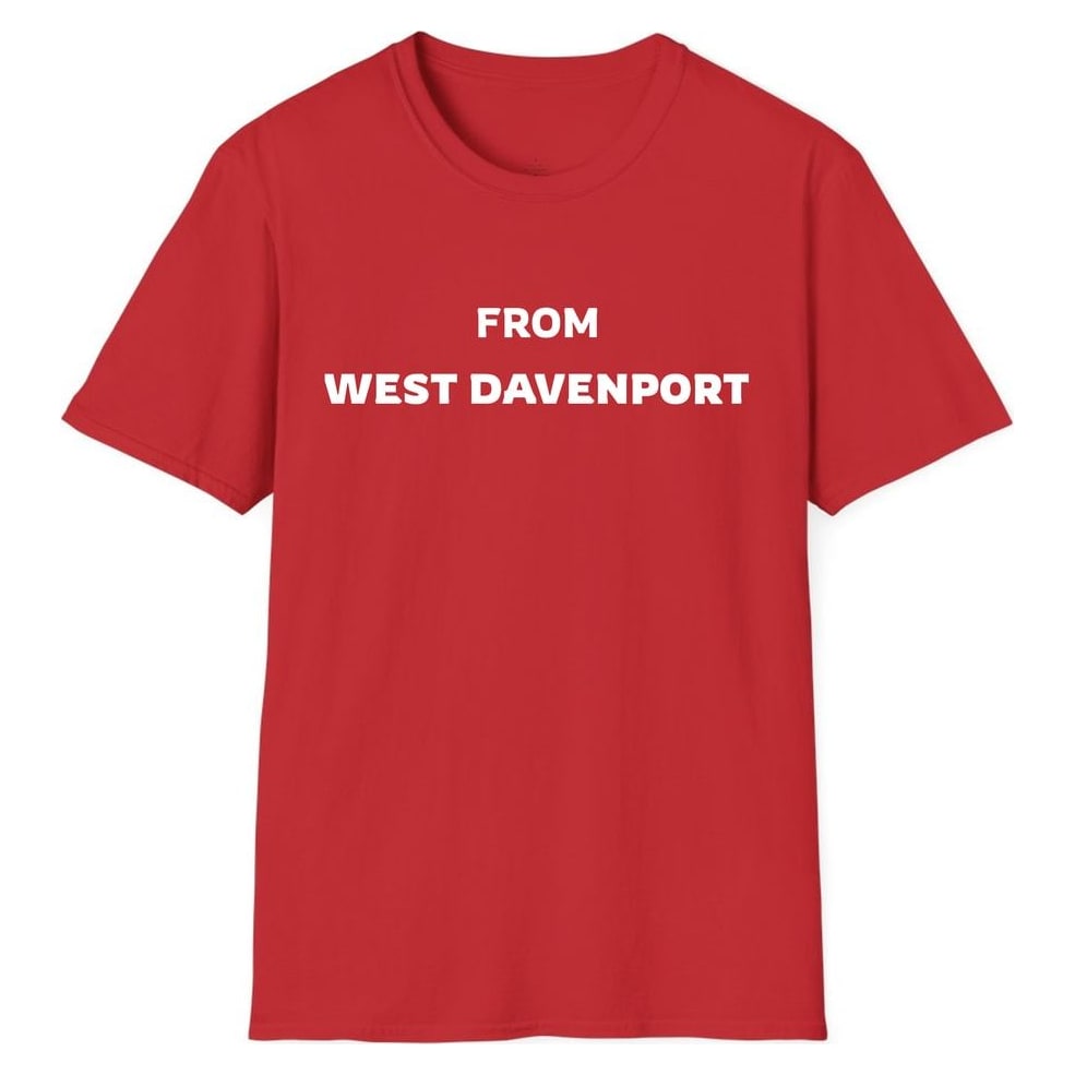 FROM WEST DAVENPORT — Red
