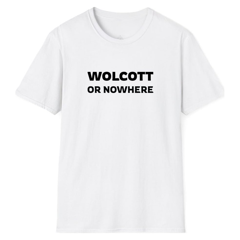 WOLCOTT OR NOWHERE — White
