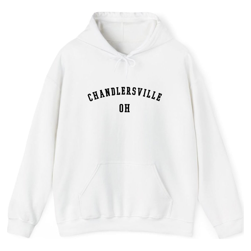 CHANDLERSVILLE OHIO ARCHED — White