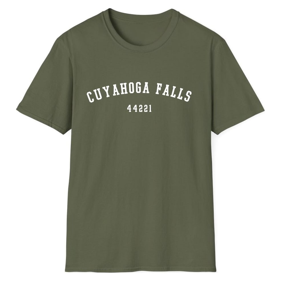 CUYAHOGA FALLS 44221 ARCHED — Military Green