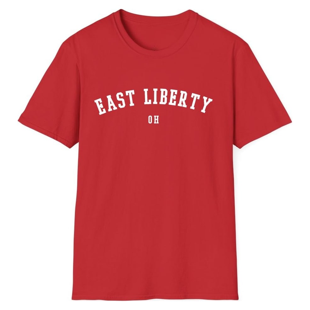 EAST LIBERTY OHIO ARCHED — Red