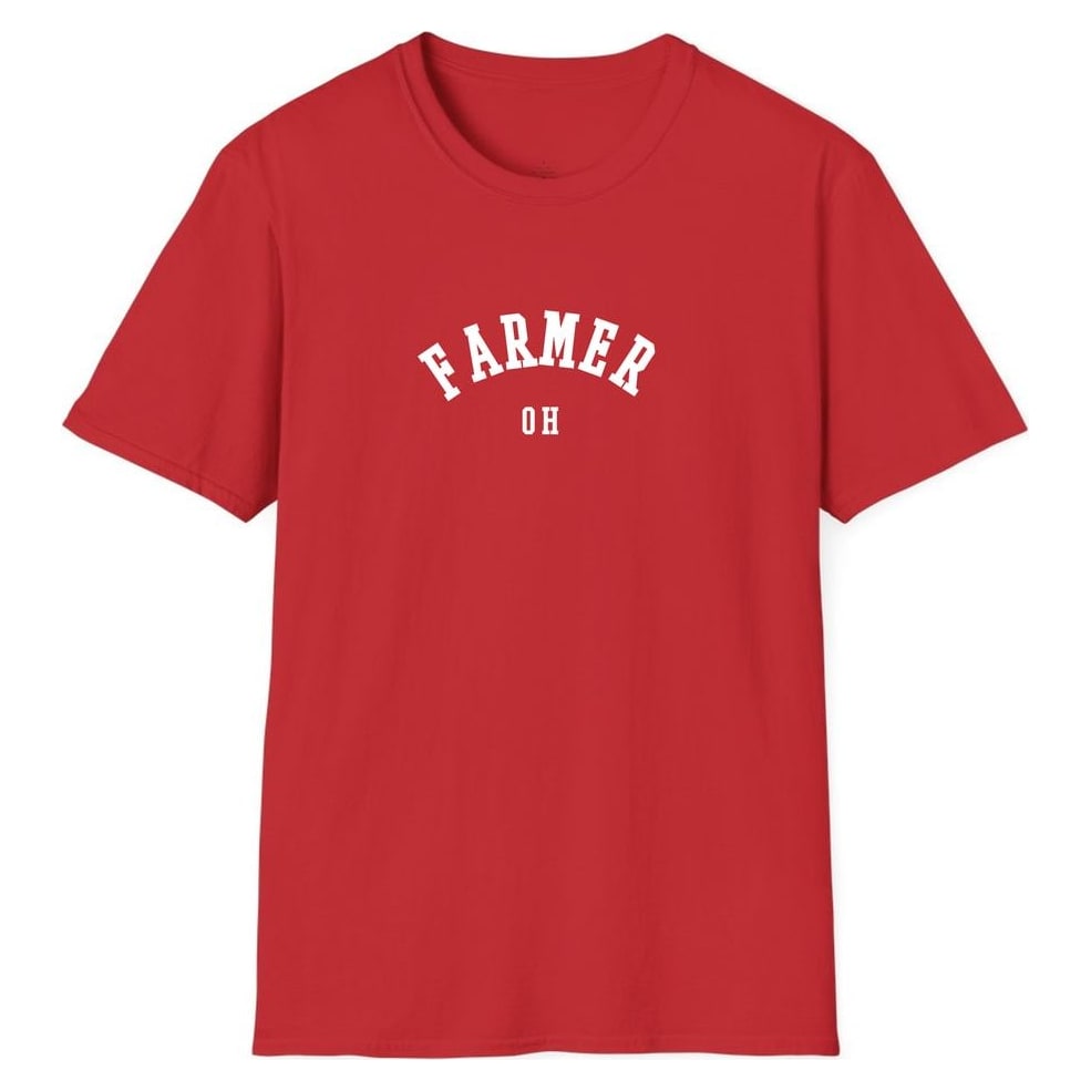 FARMER OHIO ARCHED — Red