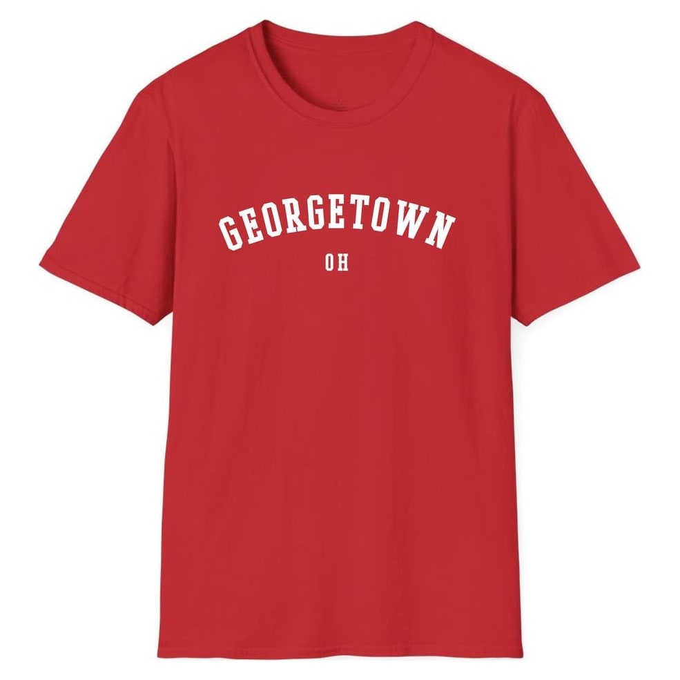 GEORGETOWN OHIO ARCHED — Red
