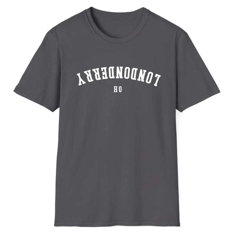 LONDONDERRY OHIO ARCHED - UPSIDE DOWN — Charcoal