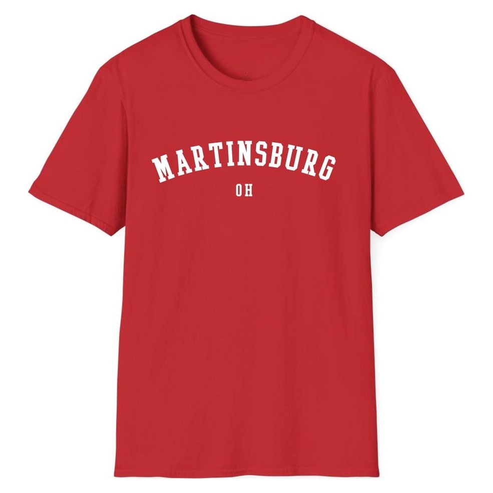 MARTINSBURG OHIO ARCHED — Red