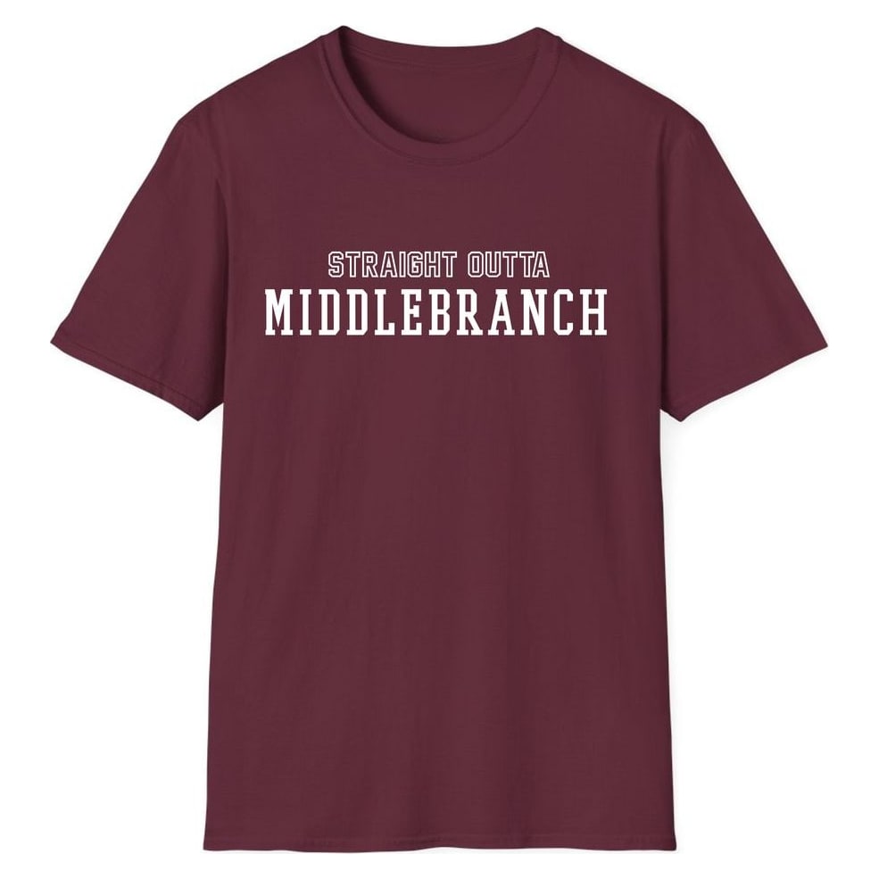 STRAIGHT OUTTA MIDDLEBRANCH — Maroon