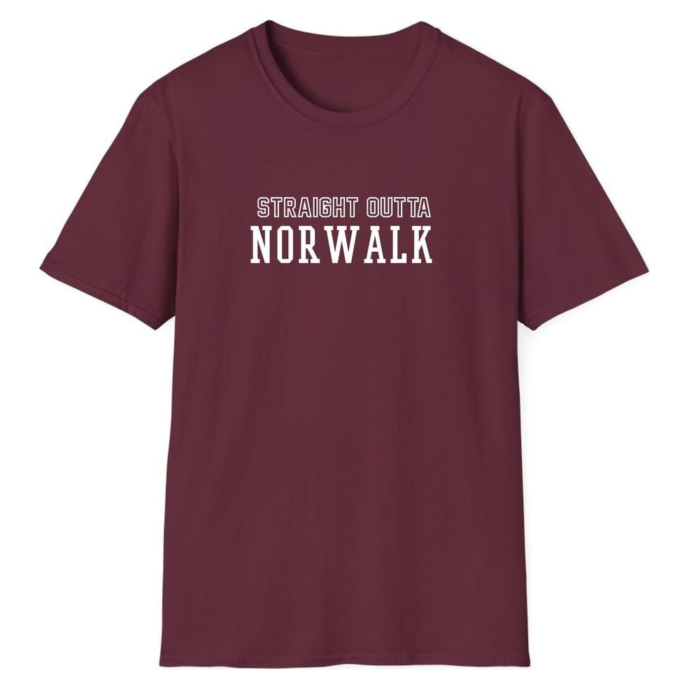 STRAIGHT OUTTA NORWALK — Maroon