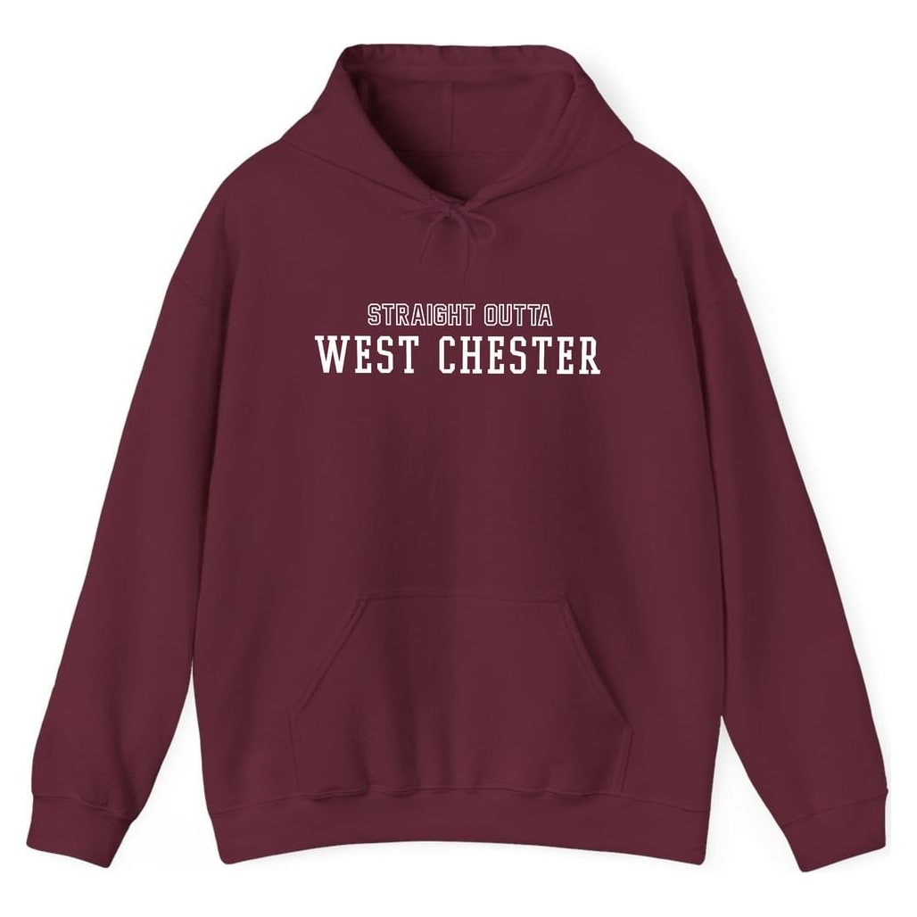 STRAIGHT OUTTA WEST CHESTER — Maroon