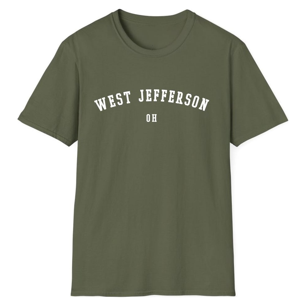 WEST JEFFERSON OHIO ARCHED — Military Green