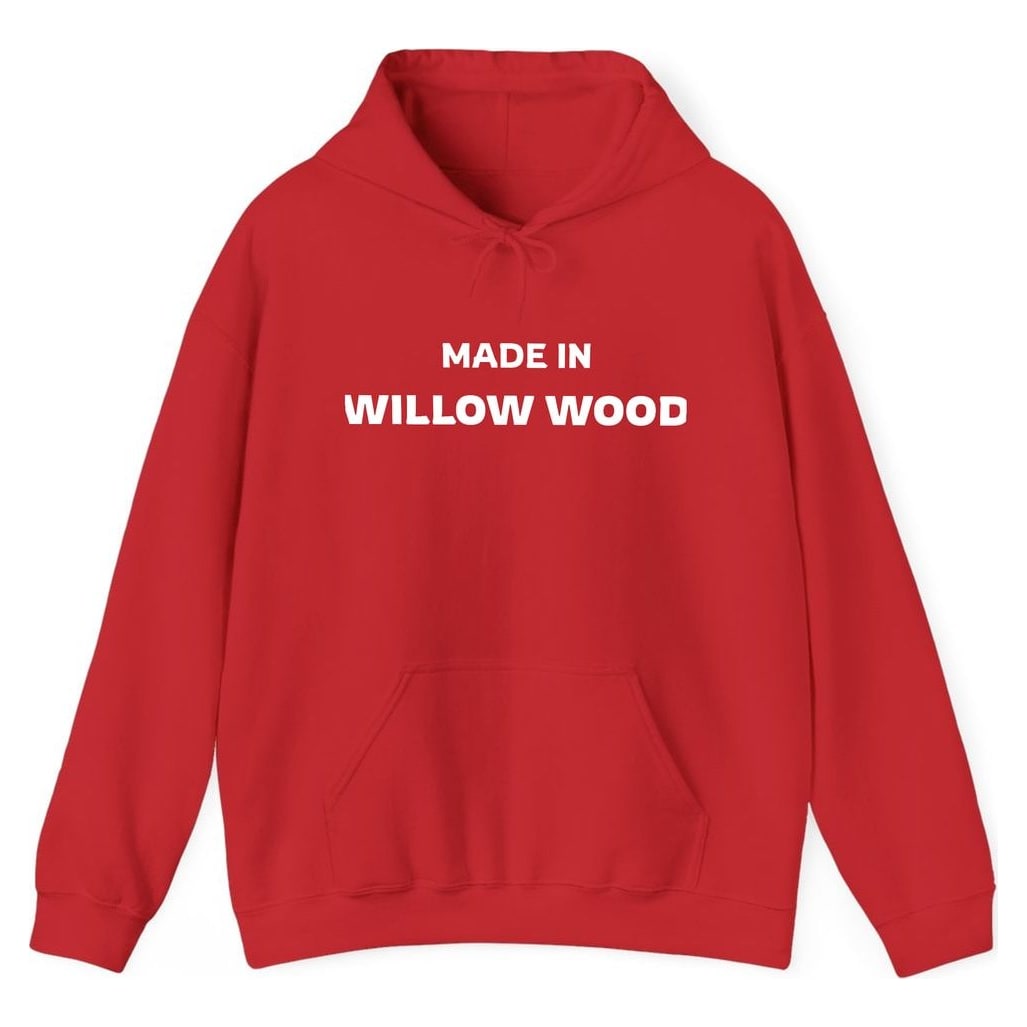 MADE IN WILLOW WOOD — Red