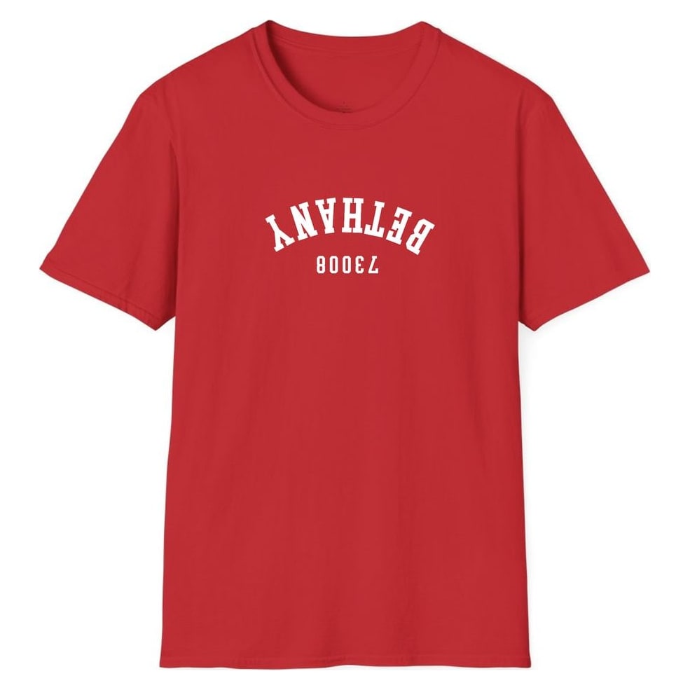 BETHANY 73008 ARCHED - UPSIDE DOWN — Red