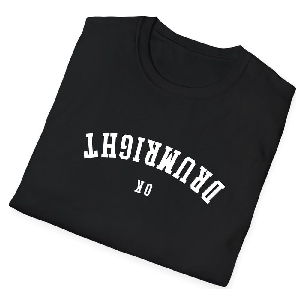 Drumright OKLAHOMA ARCHED - UPSIDE DOWN — Black — view 4