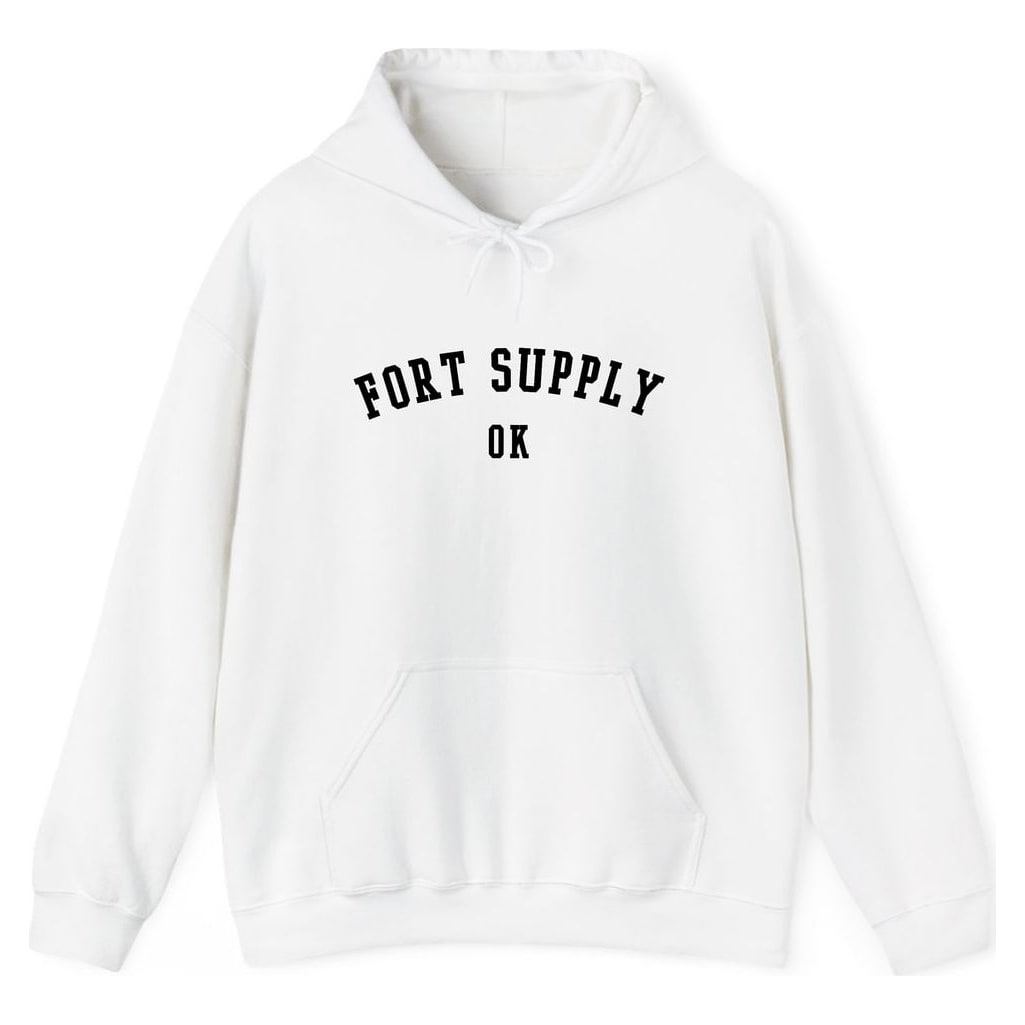 FORT SUPPLY OKLAHOMA ARCHED — White