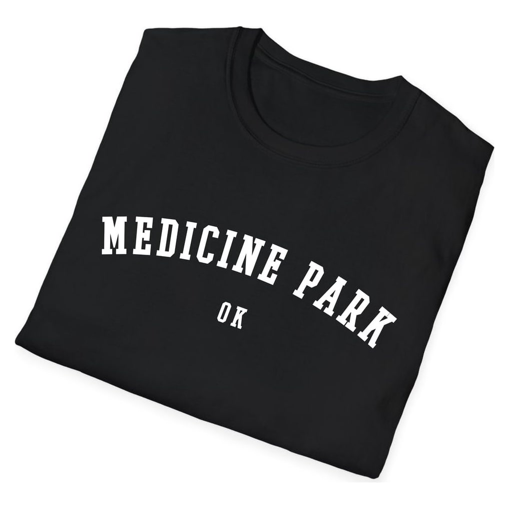 Medicine Park OKLAHOMA ARCHED — Black — view 4