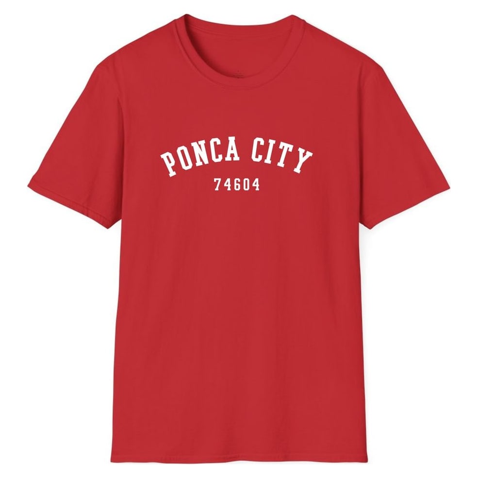 PONCA CITY 74604 ARCHED — Red