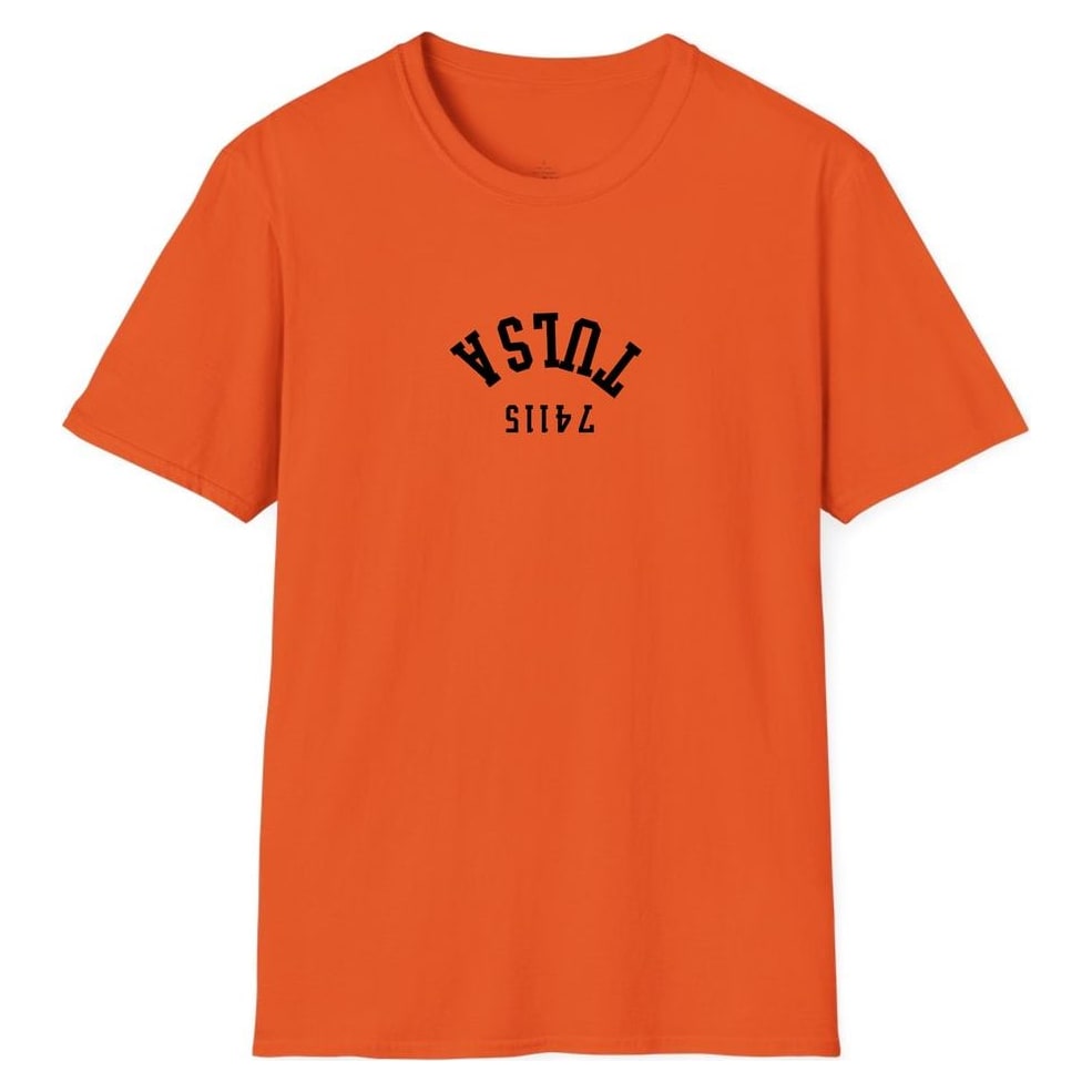 Tulsa 74115 Arched - Upside Down — Orange