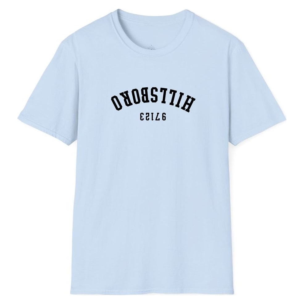 HILLSBORO 97123 ARCHED - UPSIDE DOWN — Light Blue