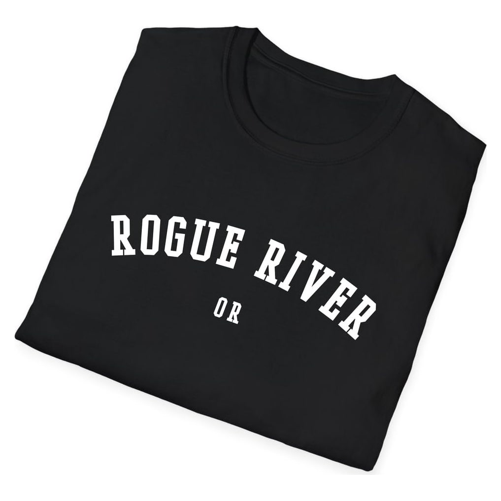 Rogue River OREGON ARCHED — Black — view 4