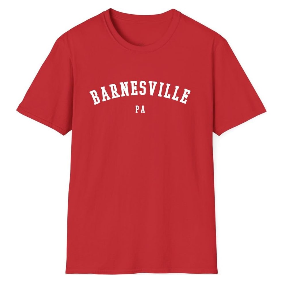 BARNESVILLE PENNSYLVANIA ARCHED — Red