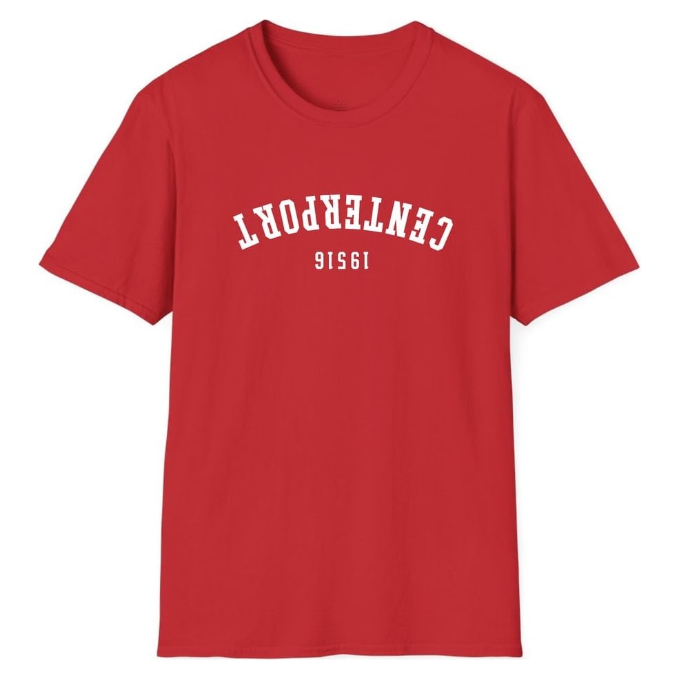 CENTERPORT 19516 ARCHED - UPSIDE DOWN — Red