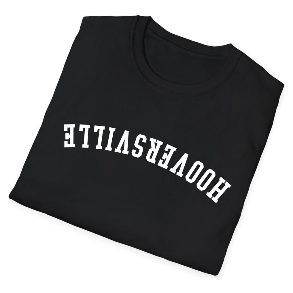 Hooversville ARCHED - UPSIDE DOWN — Black — view 4