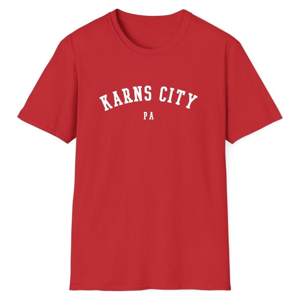 KARNS CITY PENNSYLVANIA ARCHED — Red