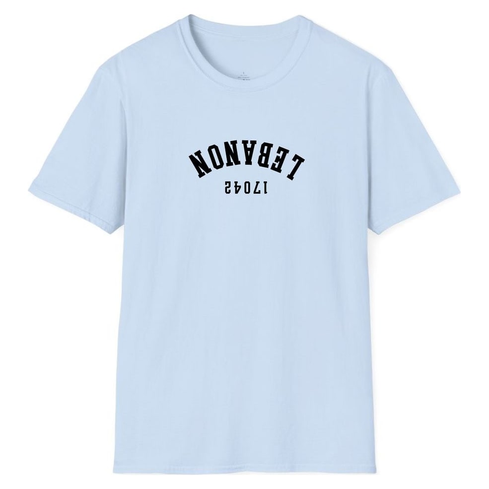 LEBANON 17042 ARCHED - UPSIDE DOWN — Light Blue
