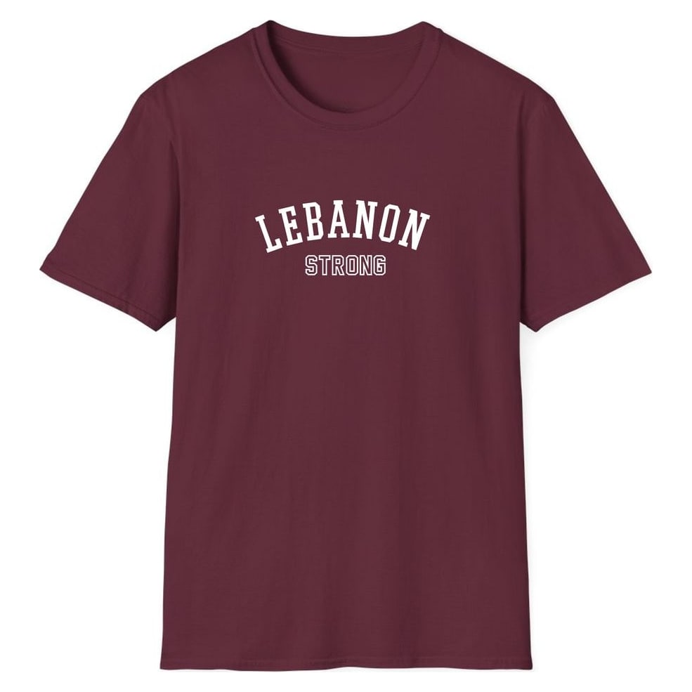 LEBANON STRONG — Maroon