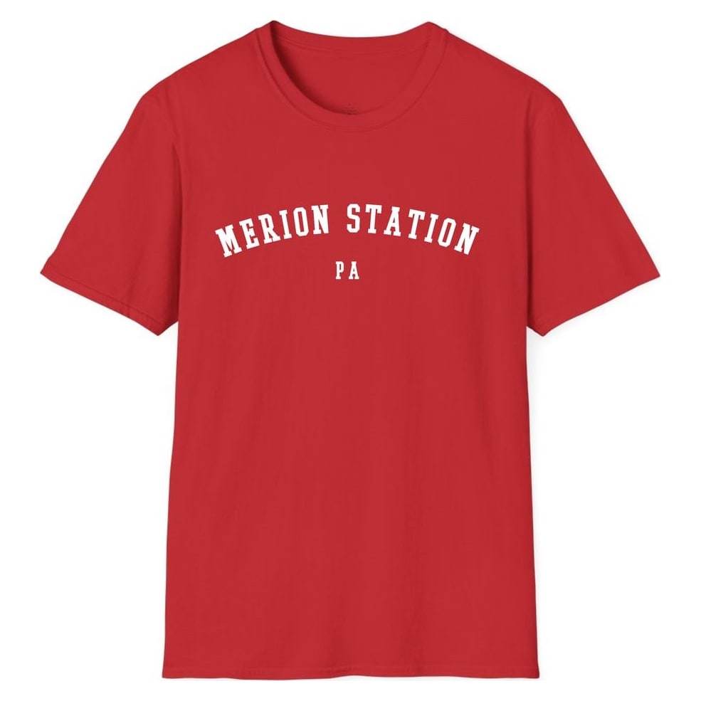 MERION STATION PENNSYLVANIA ARCHED — Red