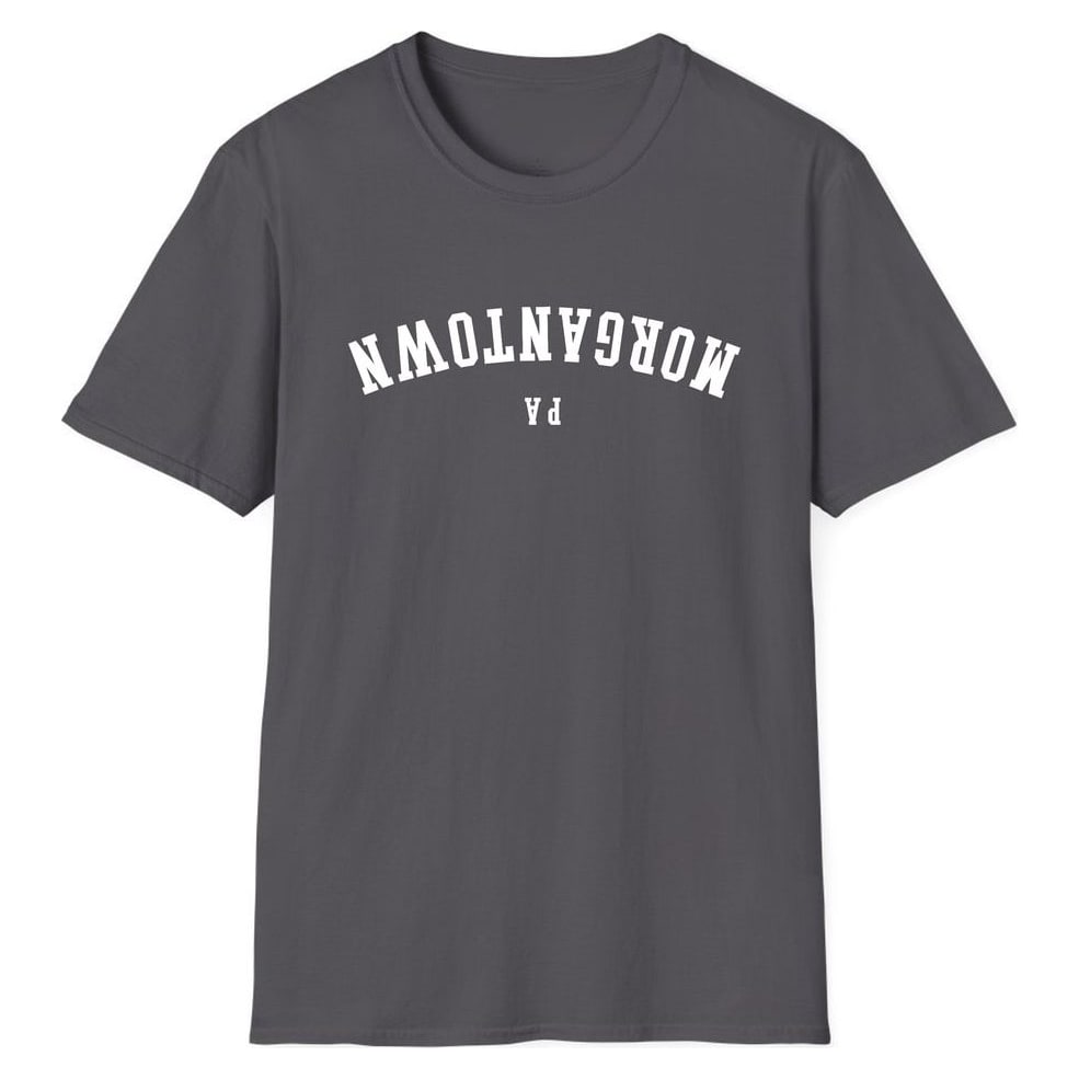MORGANTOWN PENNSYLVANIA ARCHED - UPSIDE DOWN — Charcoal