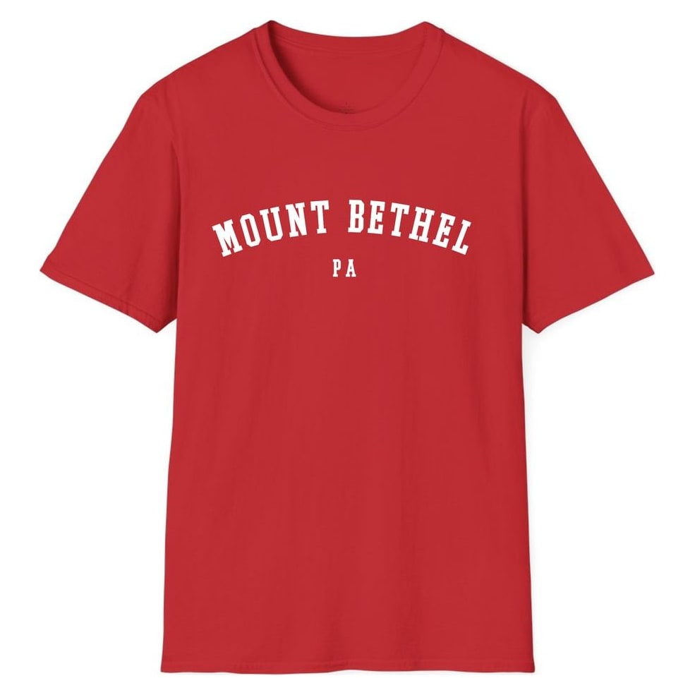 MOUNT BETHEL PENNSYLVANIA ARCHED — Red
