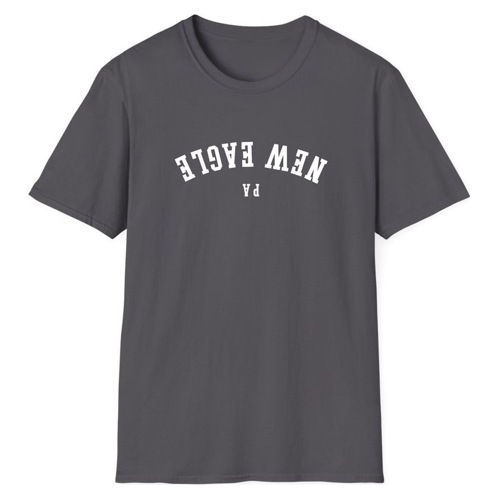 NEW EAGLE PENNSYLVANIA ARCHED - UPSIDE DOWN — Charcoal