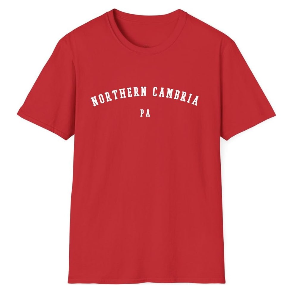 NORTHERN CAMBRIA PENNSYLVANIA ARCHED — Red