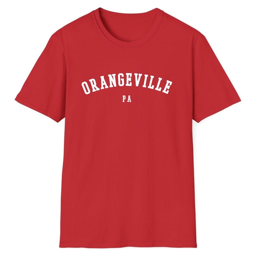 ORANGEVILLE PENNSYLVANIA ARCHED — Red