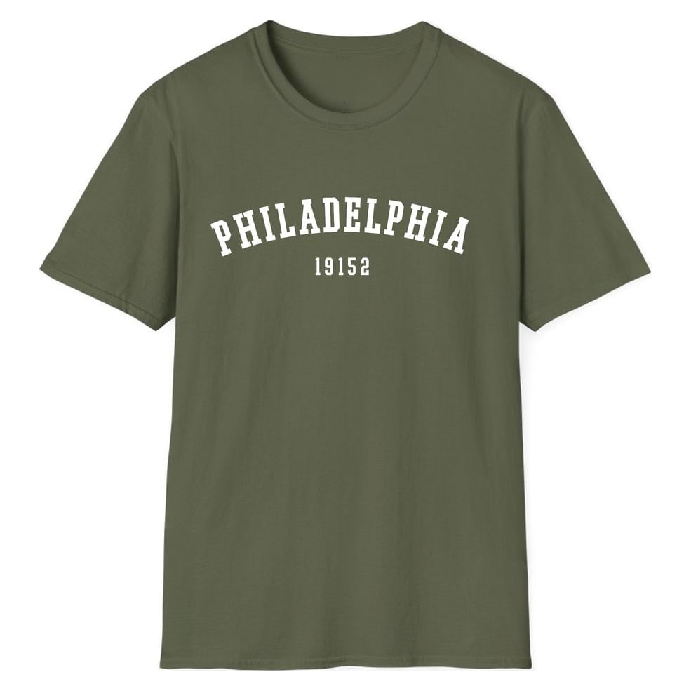 Philadelphia 19152 Arched — Military Green