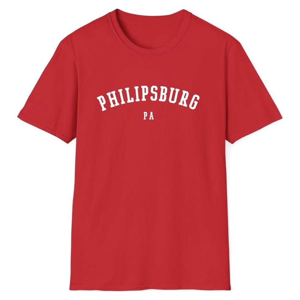 PHILIPSBURG PENNSYLVANIA ARCHED — Red