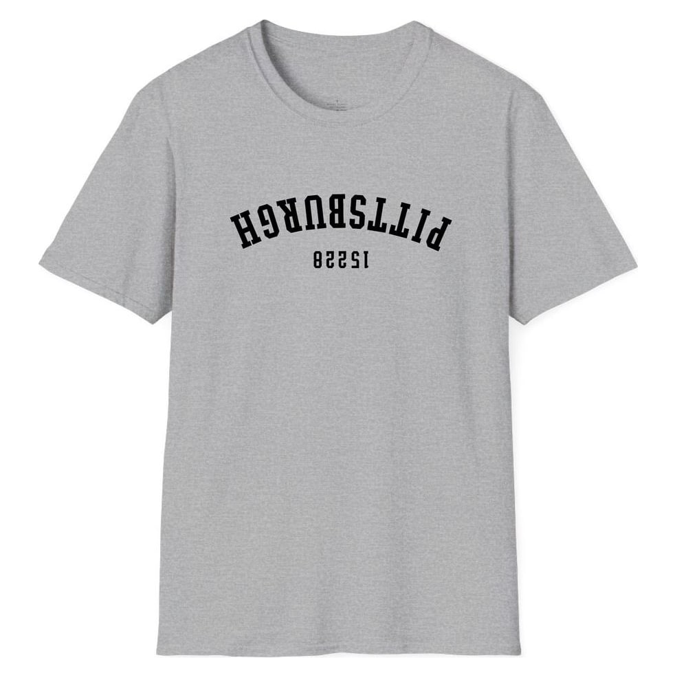 Pittsburgh 15228 Arched - Upside Down — Sport Grey