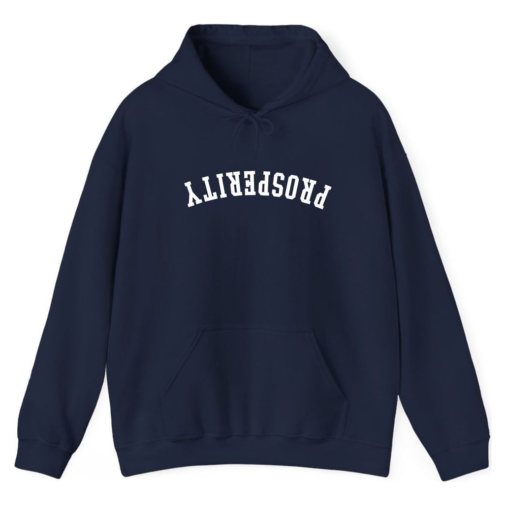 PROSPERITY ARCHED - UPSIDE DOWN — Navy