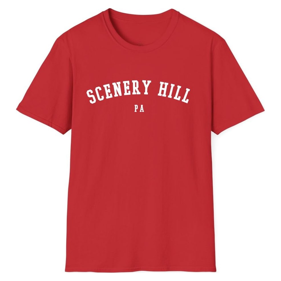 SCENERY HILL PENNSYLVANIA ARCHED — Red