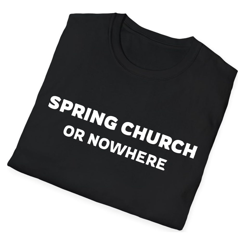 Spring Church OR NOWHERE — Black — view 4